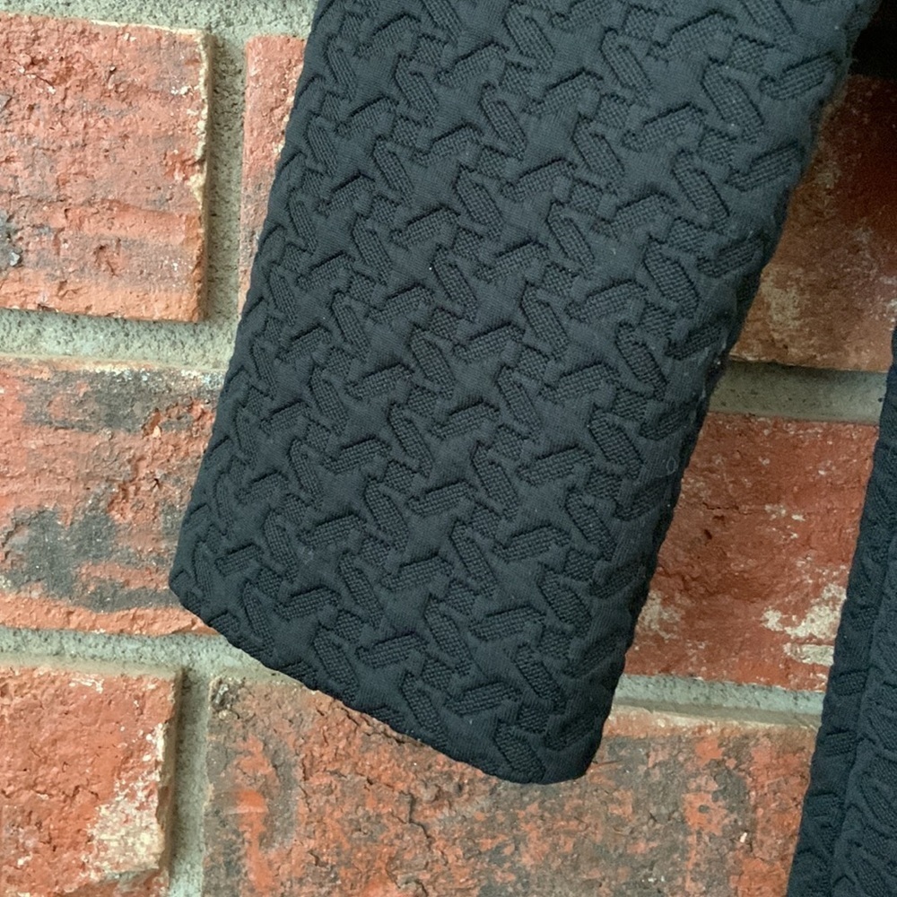 The Limited Black Textured Fit & Flare Dress - Picture 3 of 5